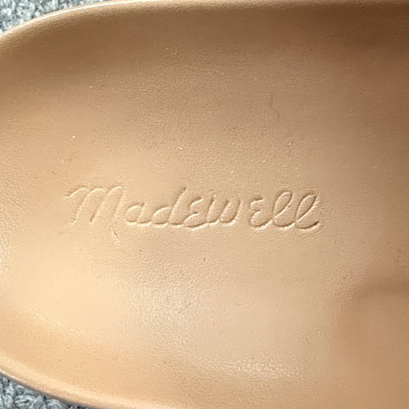 Madewell The Charley Double-Strap Slide Sandal in Desert Camel - Picture 4 of 7